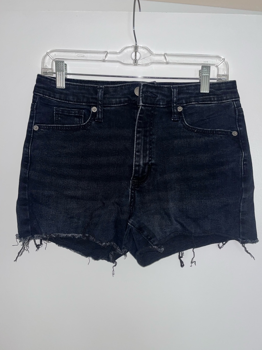 Universal Thread Black Frayed Hem Denim Shorts
